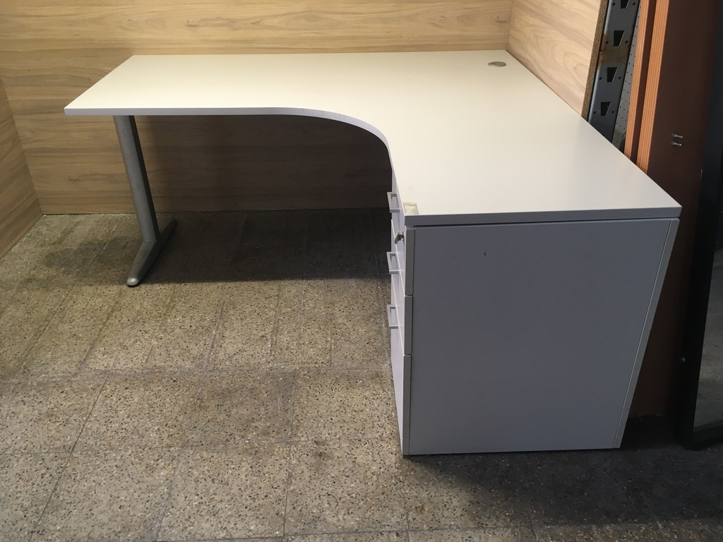 Conjunto de mesa y cajonera, Ref: 190609
