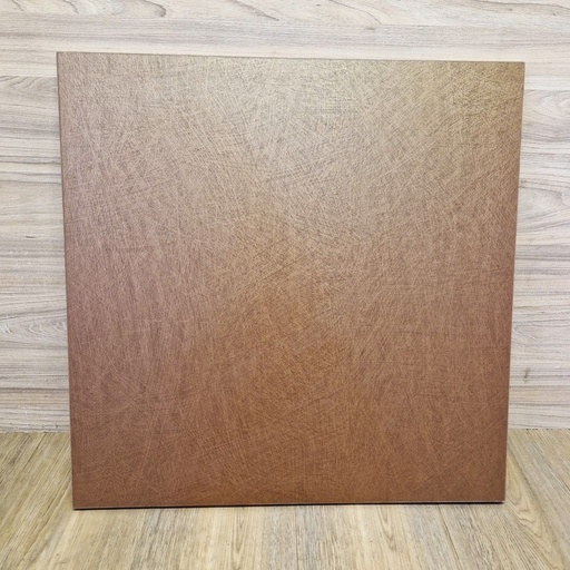 [R2156] Sobre mesa color bronce 60x60x1,8cm. R2156