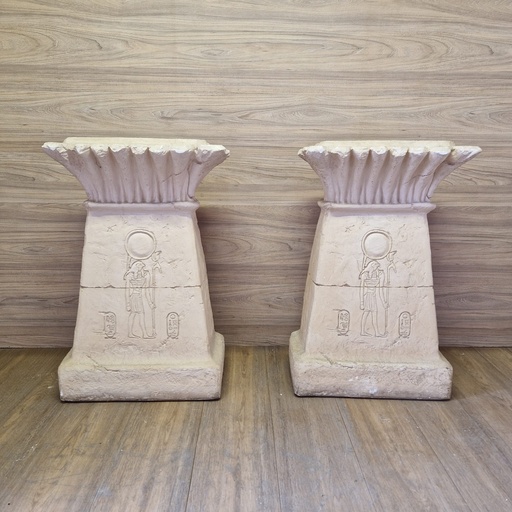 [R1892] Columnas de yeso egipcias. R1892
